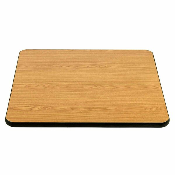 Fine-Line AL  35.5 x 35.5 in. Reversible Laminate Table Top - Square - Espresso & Walnut FI3200830